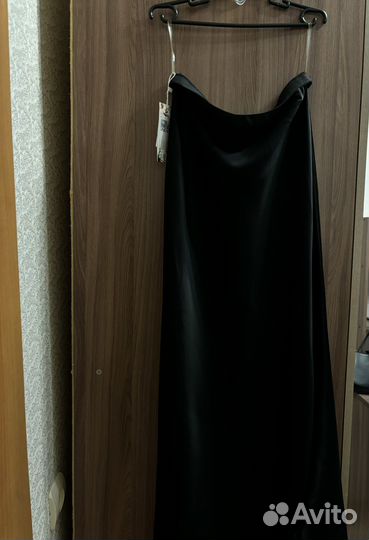 Шелковая юбка миди