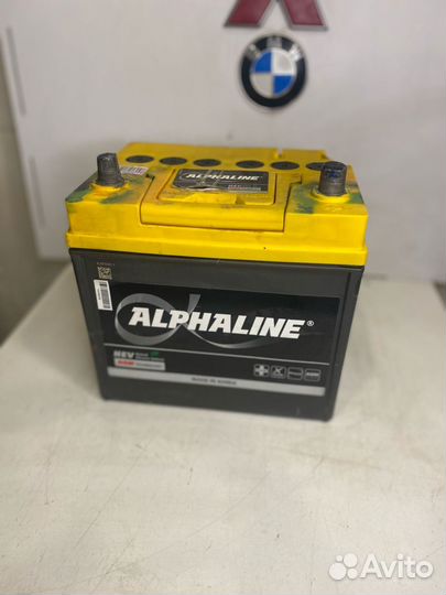 Аккумулятор автомобильный Alphaline Гелевый 55Ah
