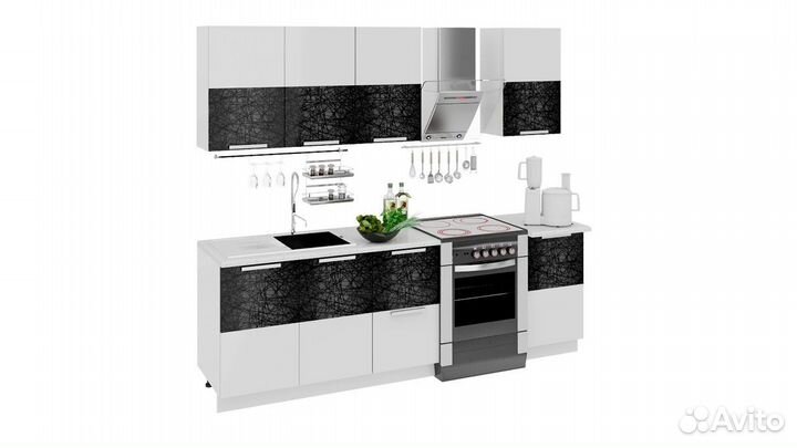 Кухонный гарнитур длиной - 240 см (фэнтези (Лайнс)