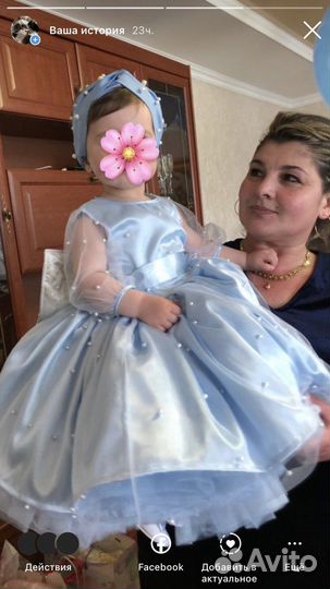 Детское нарядное платье