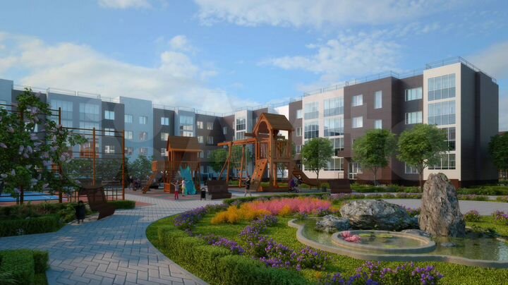 3-к. квартира, 75,2 м², 1/4 эт.