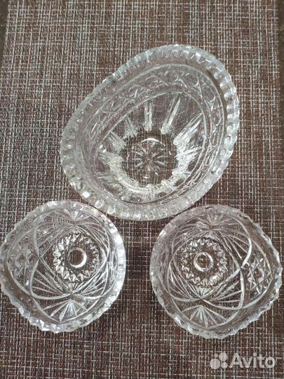 Хрустальные вазочки