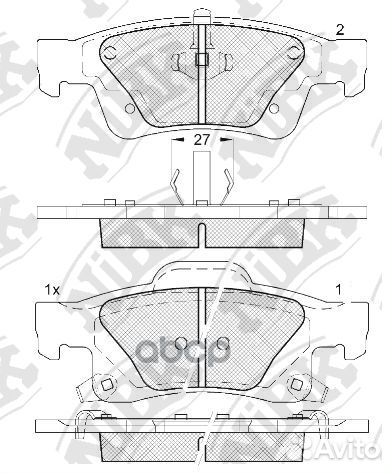 JP Grand Cherokee 3.6/5.7/6.4L 10- PN0834 NiBK