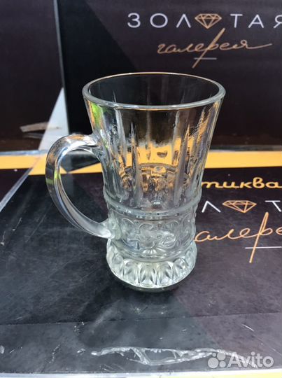 Кружка старинная стекло