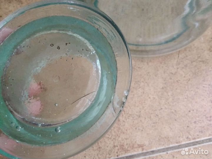 Банка СССР толстое стекло