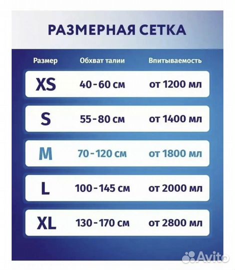 Подгузники для взрослых Camilla Med размер L