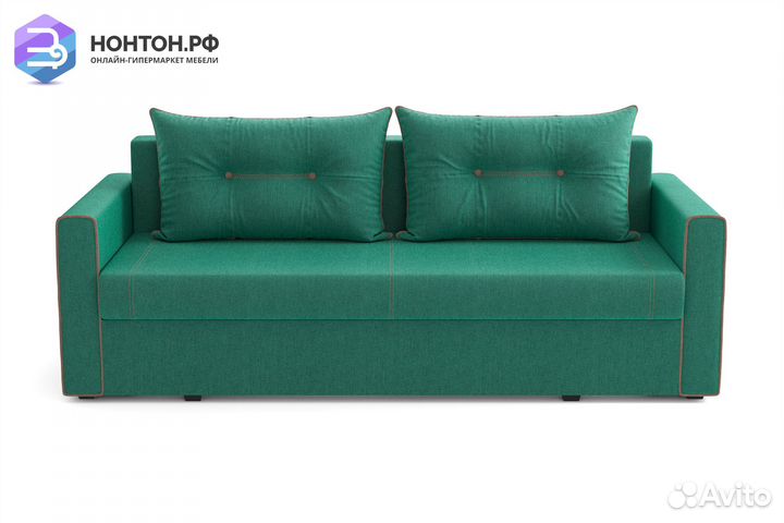 Диван еврокнижка Оригами зеленый