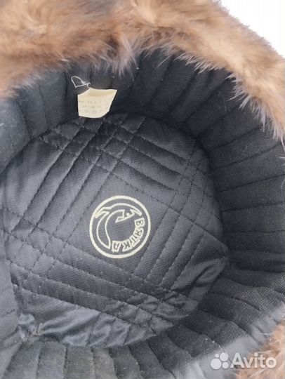 Норковая шапка мужская