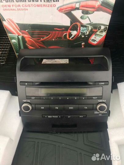 Штатная магнитола на Toyota LC 200