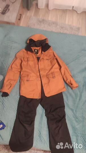 Куртка сноуборд DC, штаны Quicksilver S