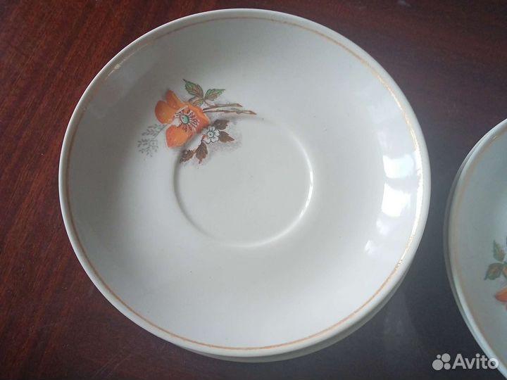 Чайные чашки с блюдцами СССР