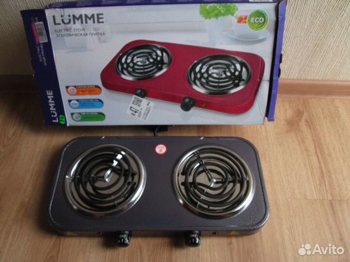 Плитка эл новая 2-хконфорочная