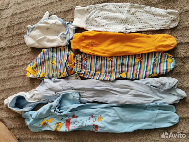 Вещи пакетом на мальчика от 0 до 2 лет