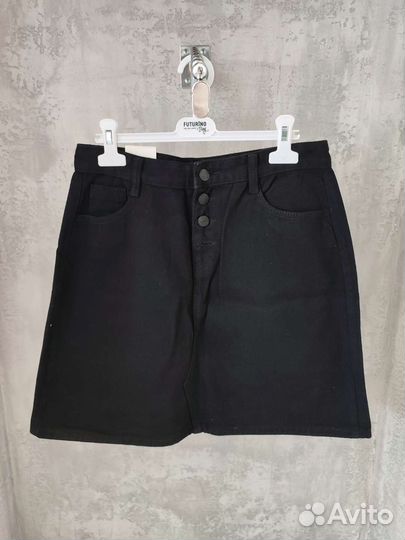 Юбка джинсовая трапеция