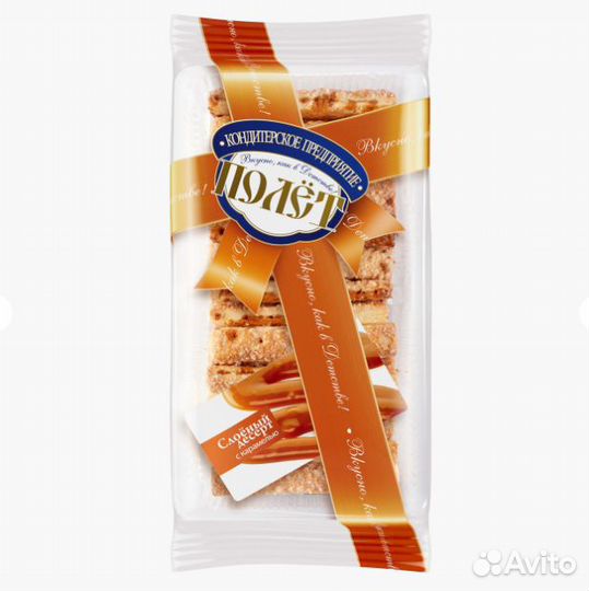 Слоёный десерт Полёт с Карамелью 200г Полёт