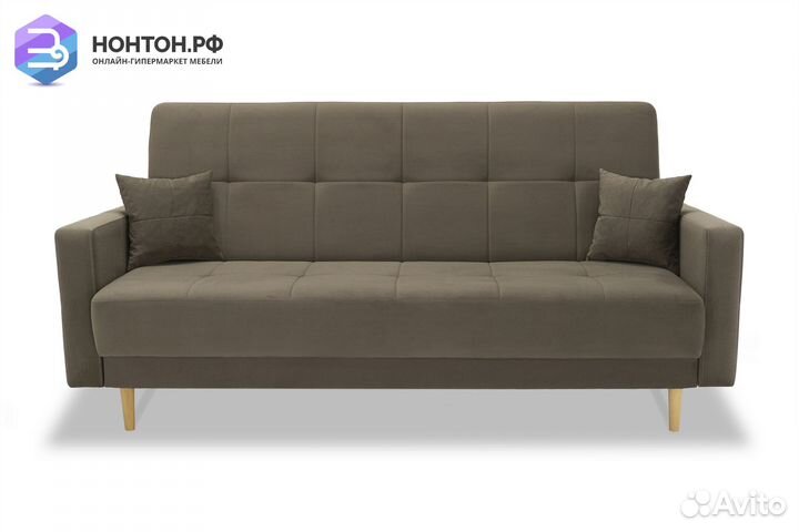 Диван книжка Фиеста светло-коричневый