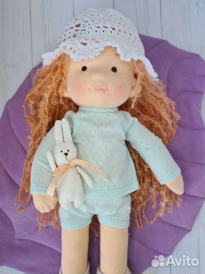Текстильная кукла ручной работы