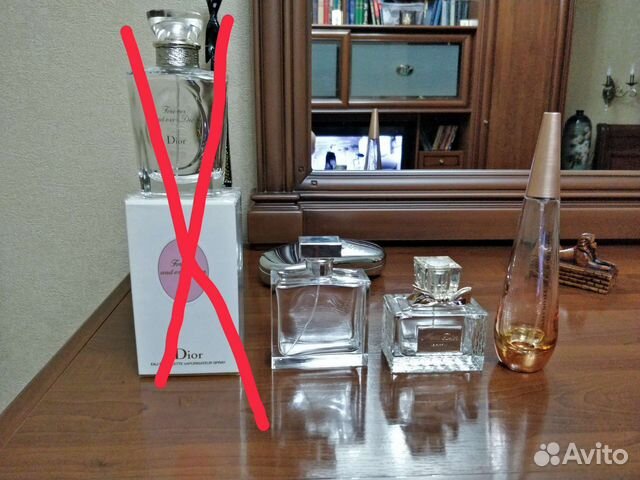 Пустые флаконы от оригинального парфюма