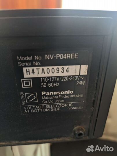 Видеоплеер panasononic nv-p04r