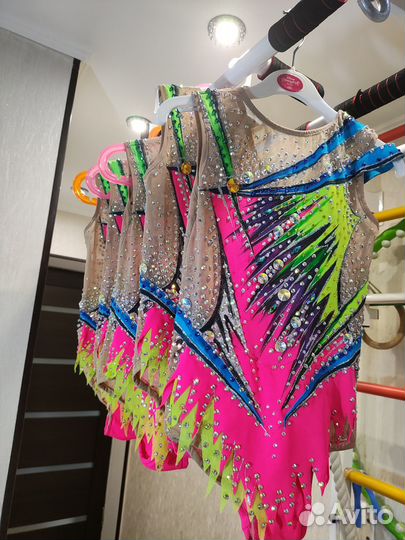 Купальники для художественной гимнастки групповые