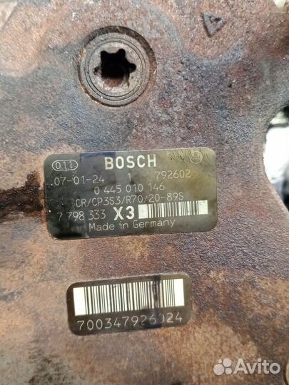 Тнвд BMW 3 E90/E91 2007 7798333