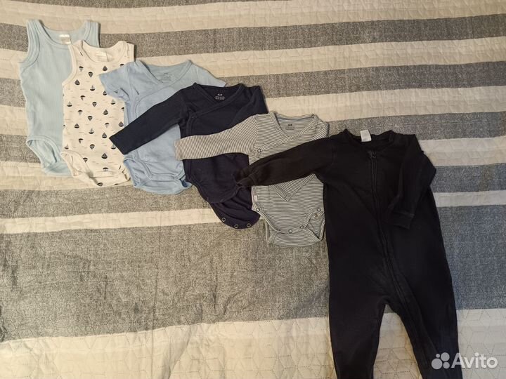 Вещи пакетом hm 62-86, 25 вещей