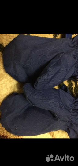 Варежки-краги на 3 года