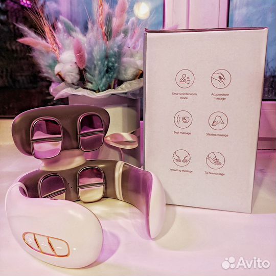 Массажер для шеи и спины импульсный с подогревом