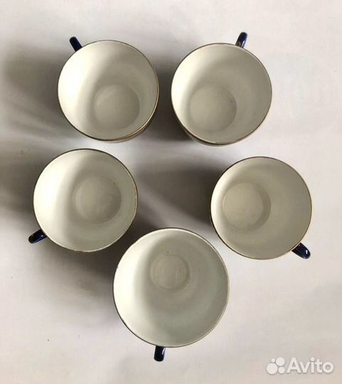 Чайная пара лфз, кобальт, СССР