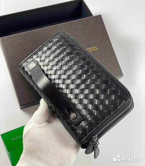 Мужской клатч Bottega Veneta органайзер кожа новый