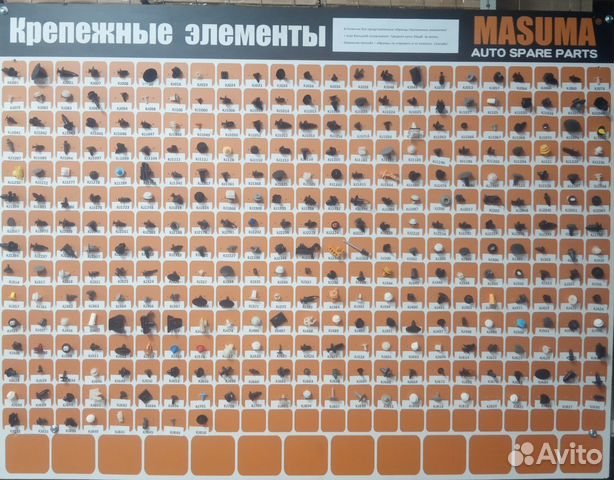 Клипсы, пистоны, крепеж автомобильный