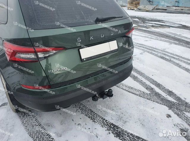 Фаркоп volkswagen tiguan, skoda kodiaq (шар Е)