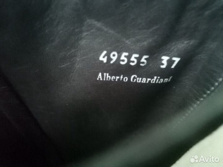 Сапоги Италия Alberto замша кожа натуральная Европ