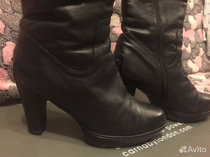 Сапоги зимние натуральная кожа и мех р-р 38