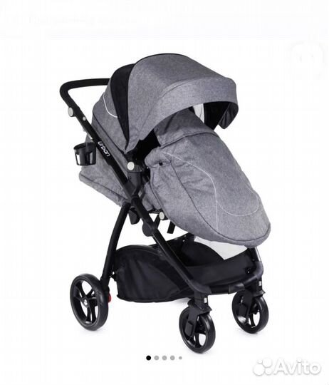 Коляска прогулочная babyton urban grey