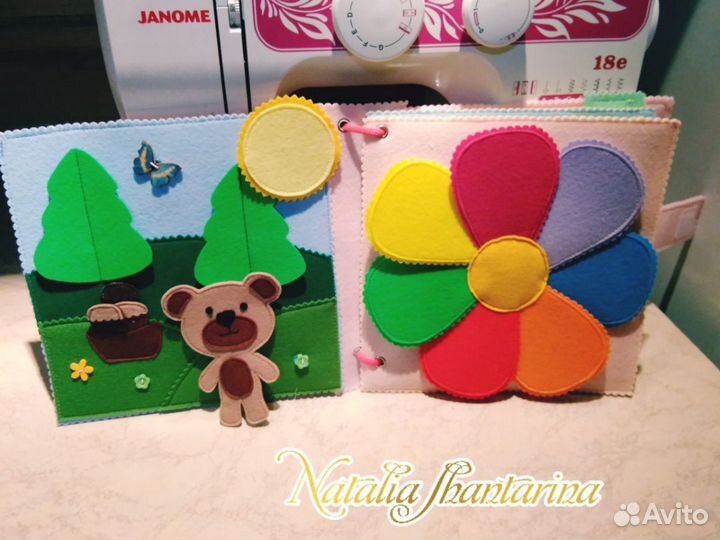 Книжка из фетра