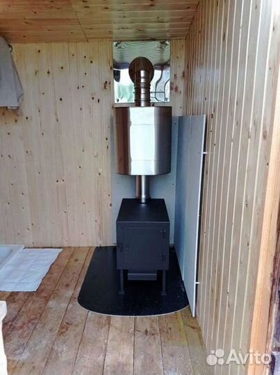 Печь камин на дровах