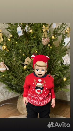 Шапка новогодняя