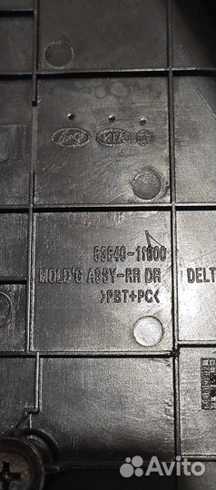 Накладка двери задняя наружная Kia Sportage2 04-10