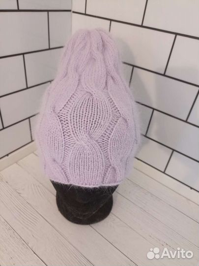 Шапка бини из пуха норки