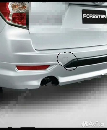 Заглушка subaru forester sh
