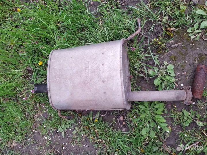 Задняя банка глушителя Nissan primera p11