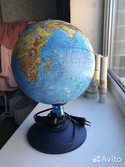 Глобус ночник
