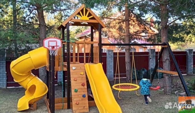 Детская площадка с доставкой до дачи