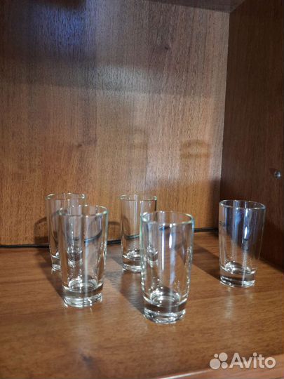 Рюмки стопочки 5 шт вместе