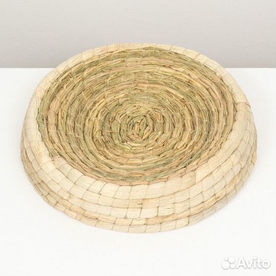 Экологичный лежак для животных (хлопок+рогоз), 40