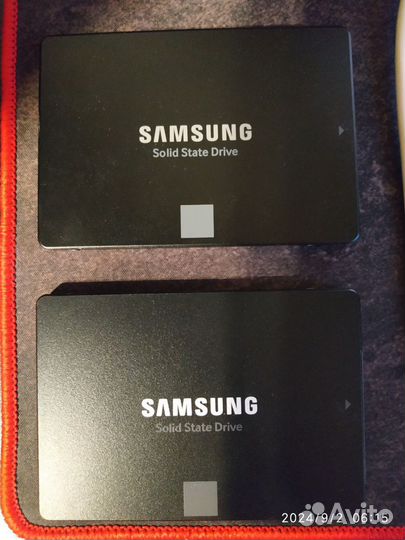 SSD Samsung 870 EVO 500 GB; 860 EVO 250 GB