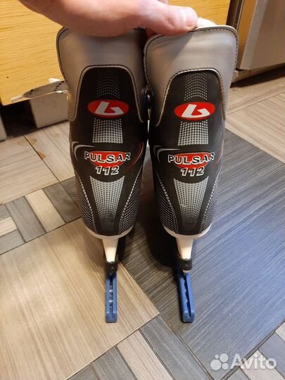 Коньки хоккейные pulsar 111, 42 размер
