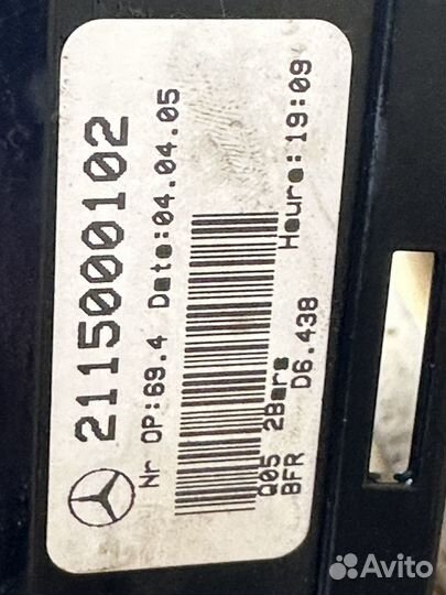Радиатор w211 w219