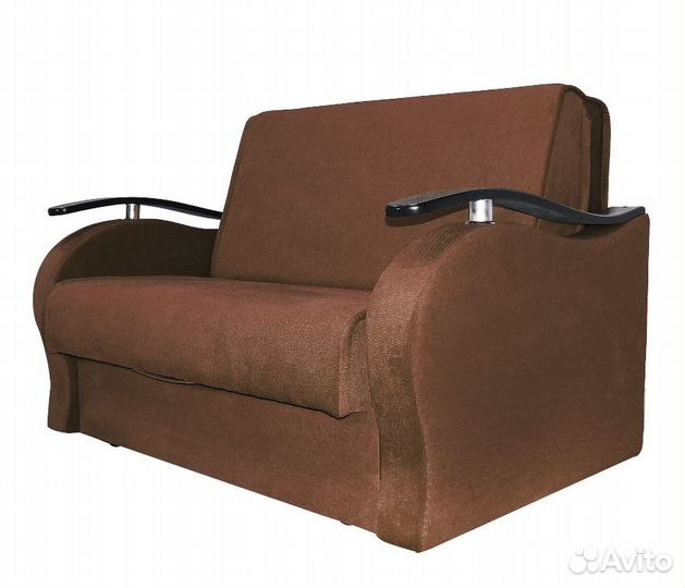 Диван-аккордеон Алекс-160 коричневый